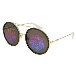 Gucci Tiger Round Aviator Sunglasses Gucci | Accessories | Gucci Tiger Head Accent Round Aviator  main image 2